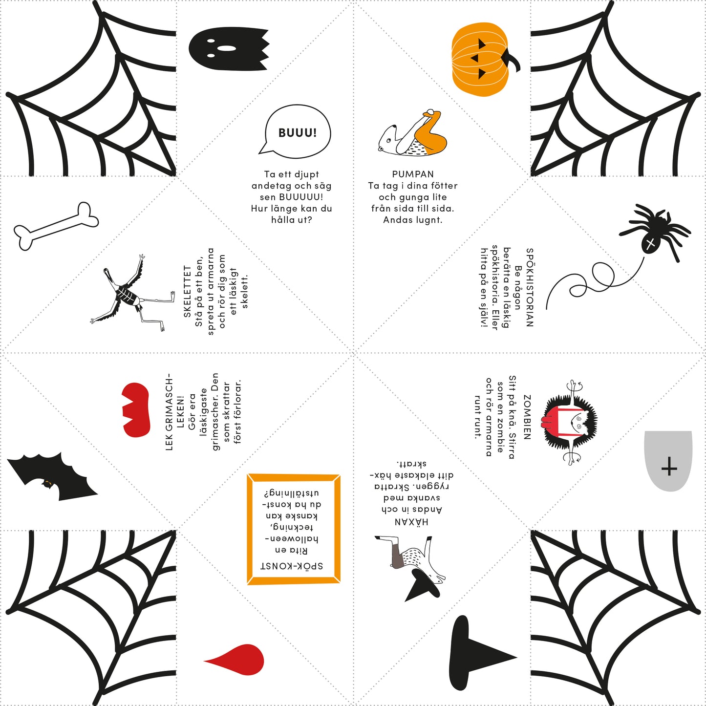 HALLOWEEN-LOPPA (skriv ut själv)
