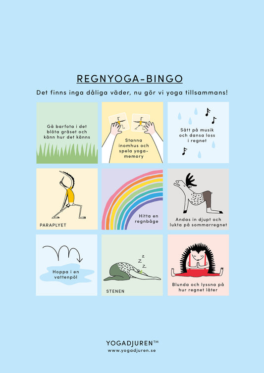 Regnyoga-bingo